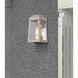Oslo 1 Light 10 inch Brushed Nickel Outdoor Wall Lantern
