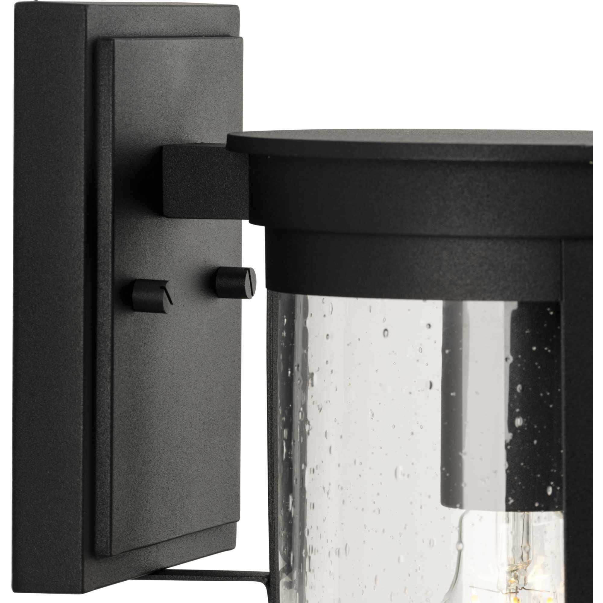 Belden 1 Light 14.37 inch Black Outdoor Wall Lantern