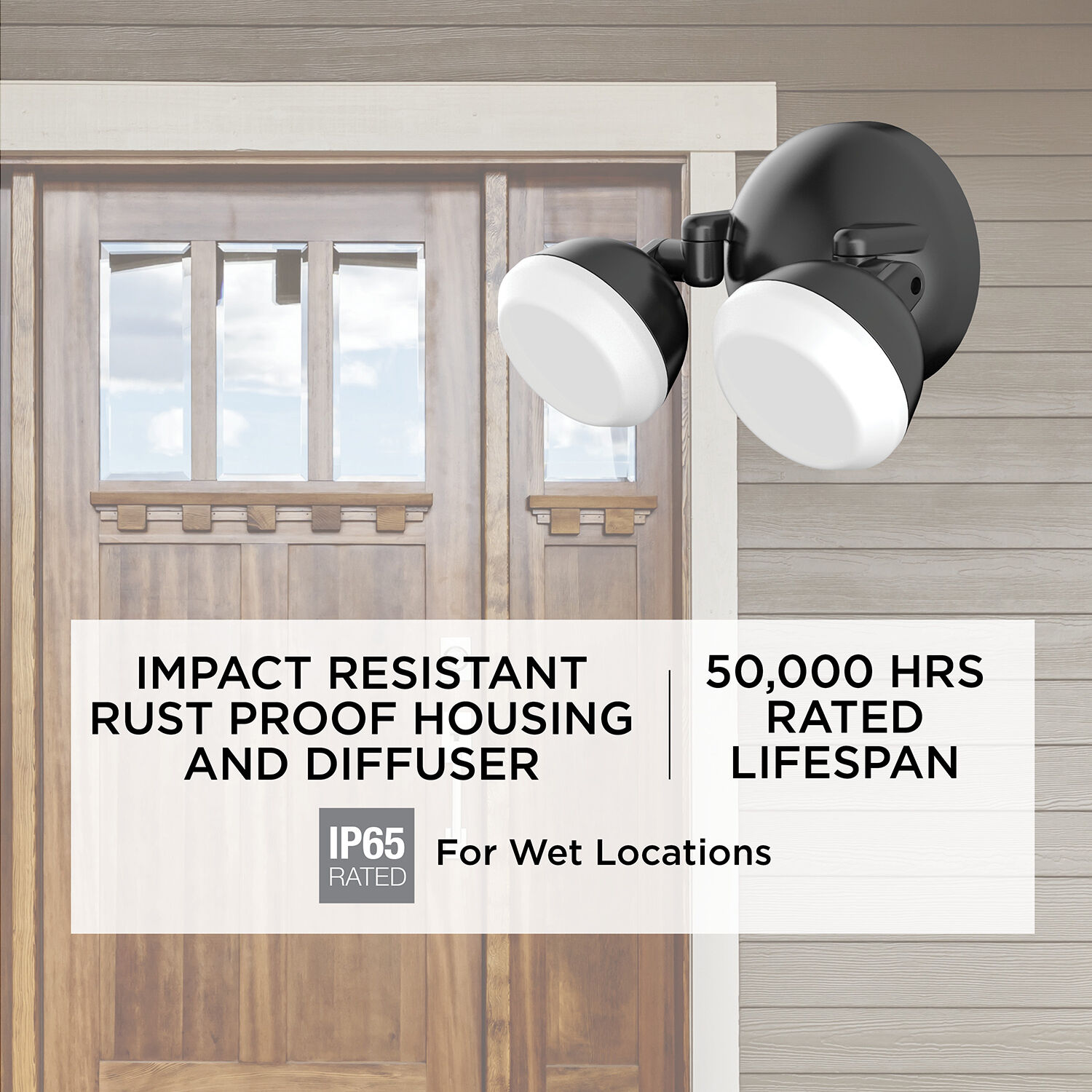 Daniel LED 6 inch Bronze Outdoor Wall Sconce