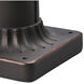 Outdoor Accessories 6.13 inch Clay Bronze Outdoor Pier Mount