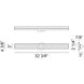 Jade LED 32.38 inch Black Bath Vanity Light Wall Light