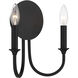 Stone Canyon Sconce Wall Light in Black