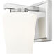 Nextra 1 Light 5 inch Brushed Nickel Wall Sconce Wall Light
