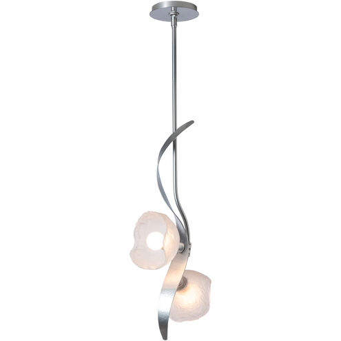 Mika 2 Light 9.7 inch Sterling Pendant Ceiling Light