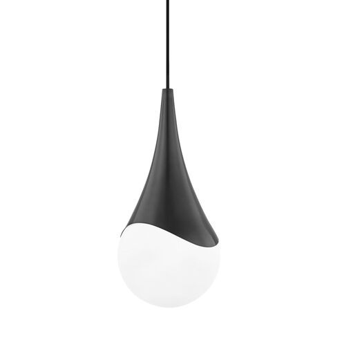 Ariana 1 Light 8 inch Old Bronze Pendant Ceiling Light