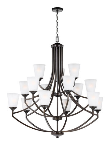 Hanford 15 Light 43.13 inch Bronze Chandelier Ceiling Light