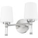Henri Vanity Wall Light in Brushed Nickel