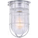 Madison 1 Light 7 inch Metal Outdoor Barn Light, With Guard