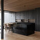 Suspenders LED 97 inch Satin Black Pendant Ceiling Light