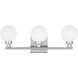 Sean Lavin Clybourn 3 Light 21.63 inch Chrome Bath Vanity Wall Light