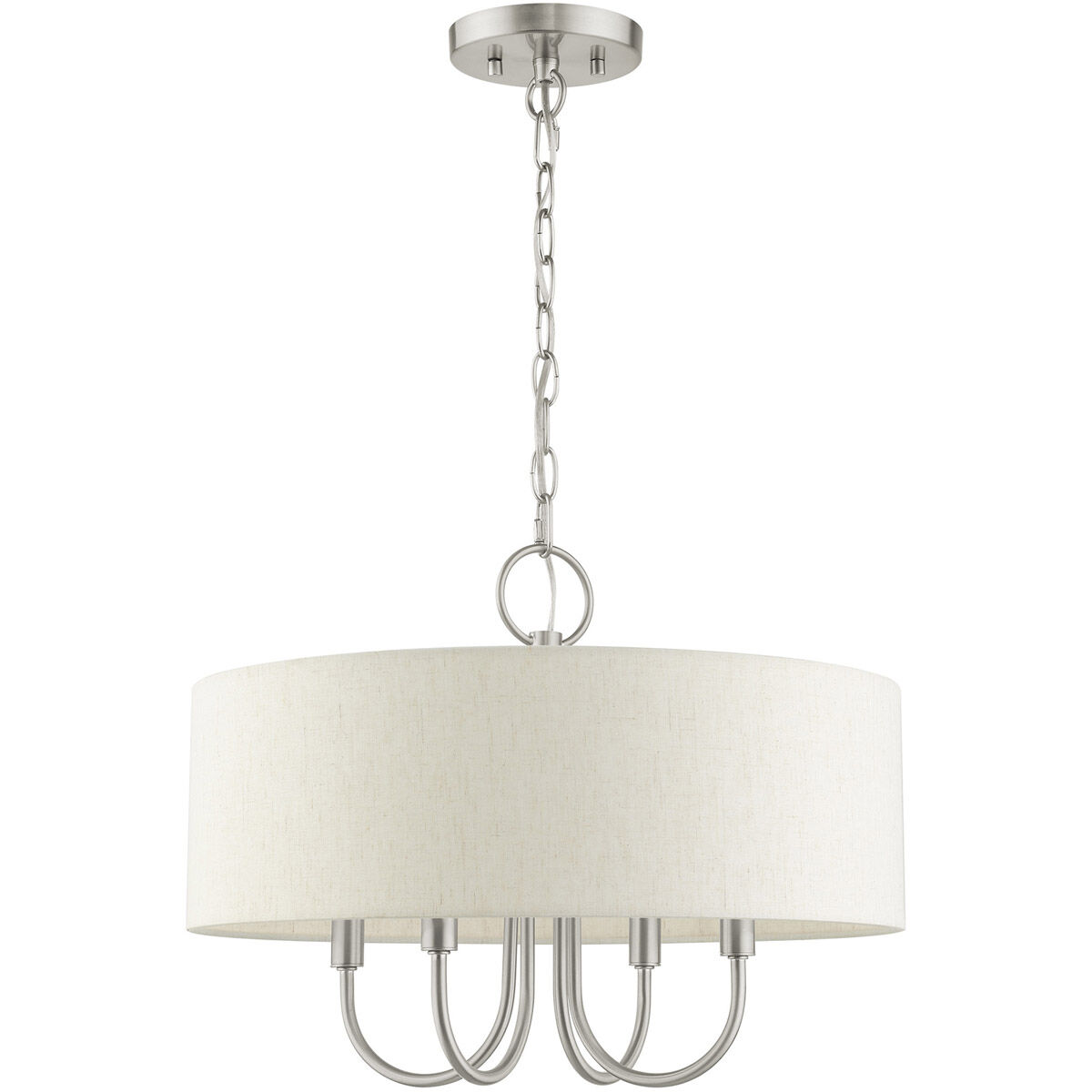 Blossom 4 Light 18 inch Brushed Nickel Pendant Chandelier Ceiling Light
