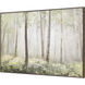 Morning Forest Green with Rich Brown Framed Wall Art