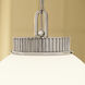 Andorra 1 Light Polished Nickel Pendant Ceiling Light