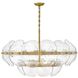Lillia 9 Light 36.25 inch Heritage Brass Chandelier Ceiling Light