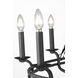 C&M by Chapman & Myers Brighton 9 Light 42 inch Italian Rust Chandelier Ceiling Light in Standard