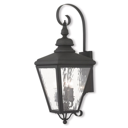 Cambridge 3 Light 10.63 inch Outdoor Wall Light