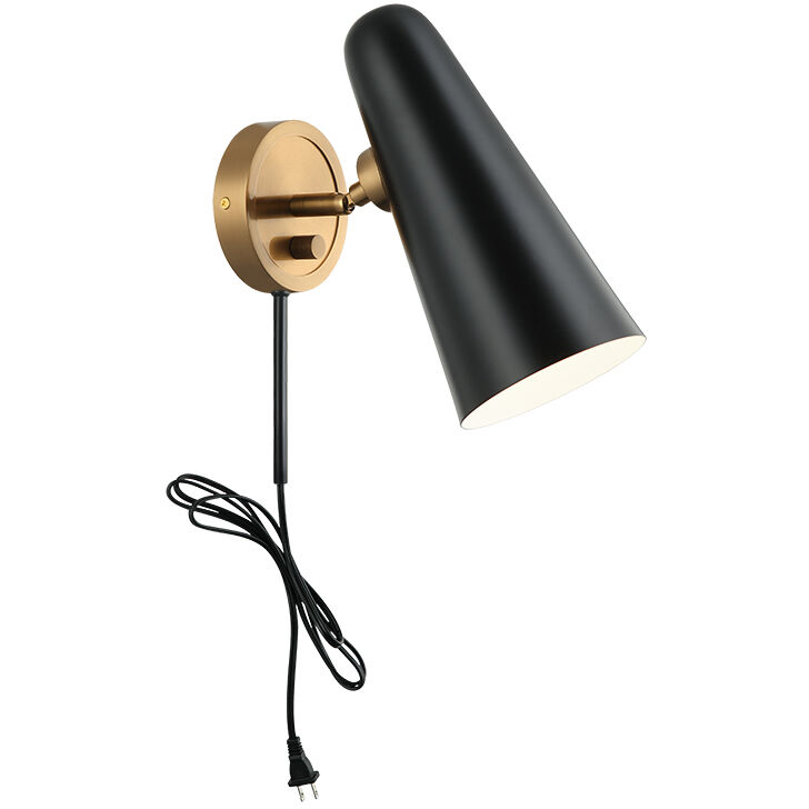 Blink 1 Light 5 inch Black Wall Sconce Wall Light