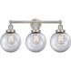 Beacon 3 Light 24.5 inch Brushed Satin Nickel Bath Vanity Light Wall Light