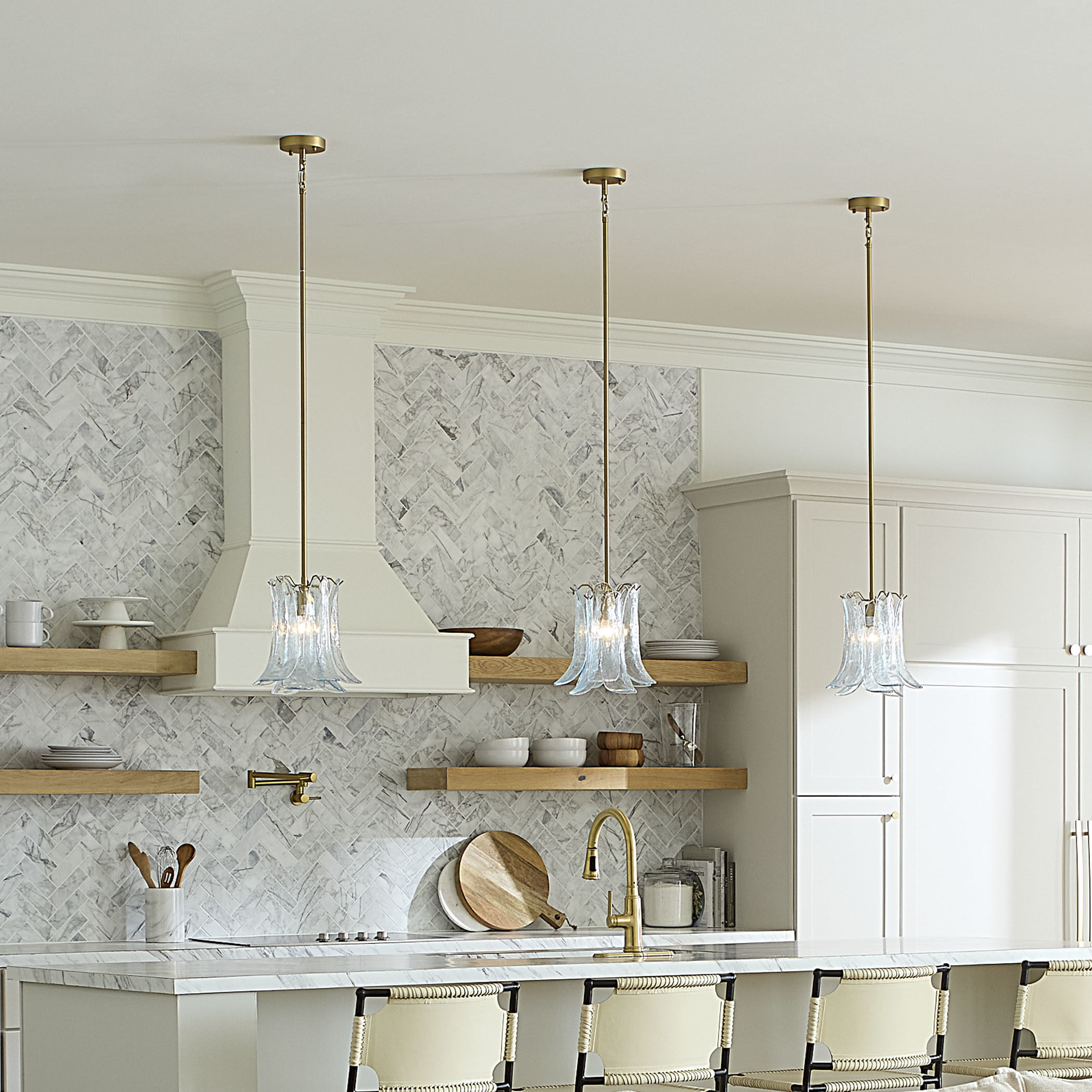 Cala 1 Light 12 inch Brass Pendant Ceiling Light