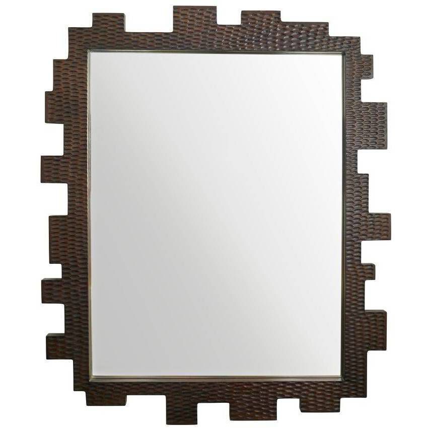 Hewitt 53 X 44.5 inch Black Cherry Mirror