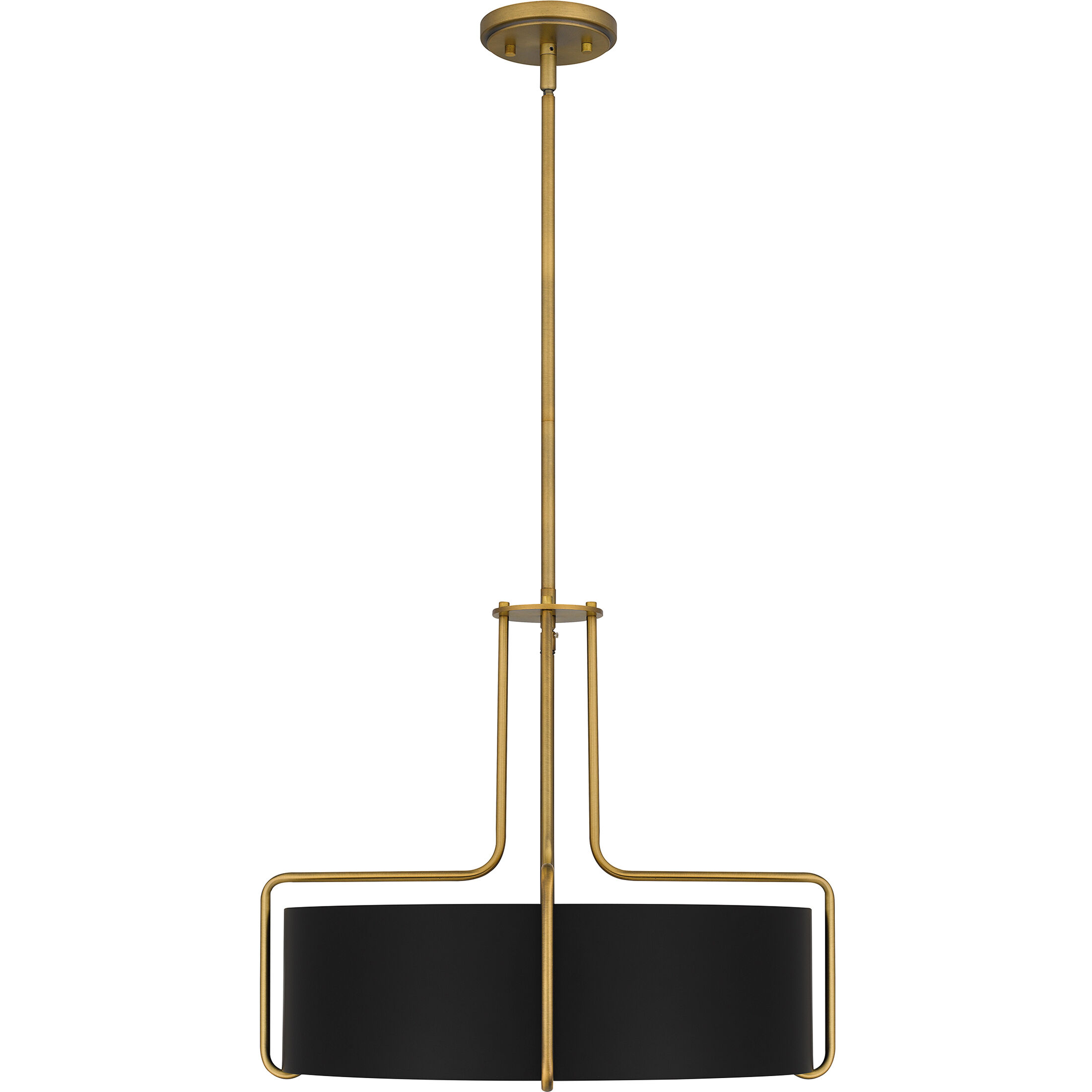 Hanley 4 Light 20 inch Aged Brass Pendant Ceiling Light