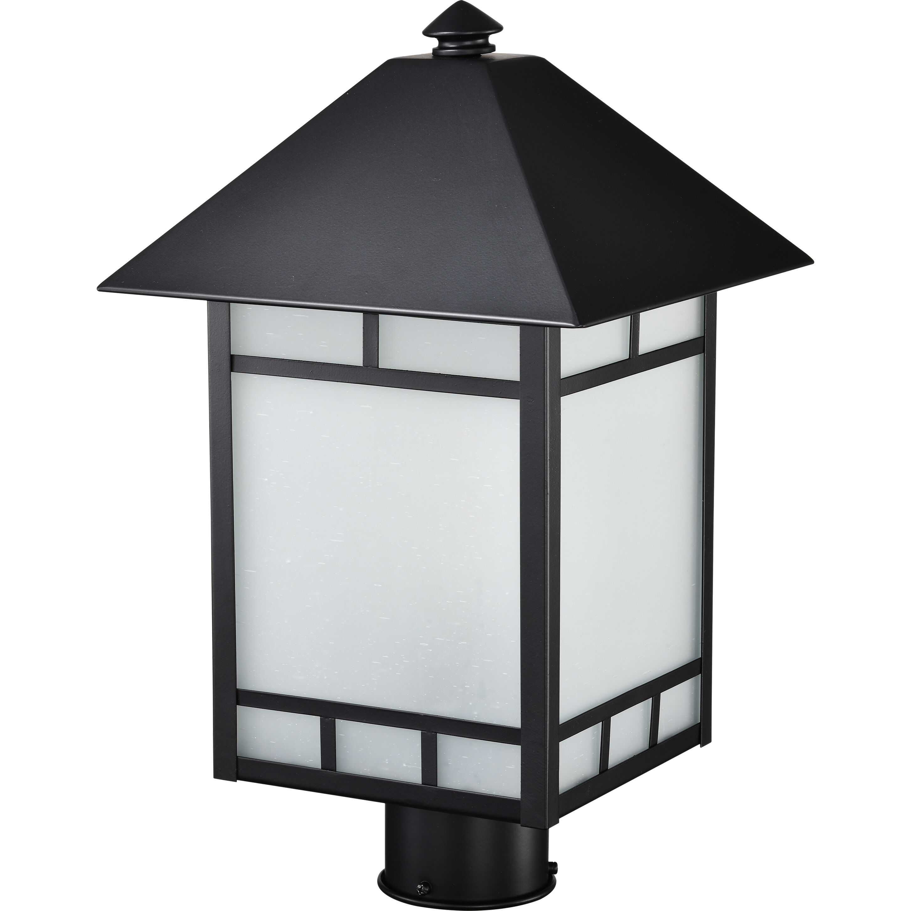 Drexel 1 Light 18 inch Stone Black Outdoor Post Light