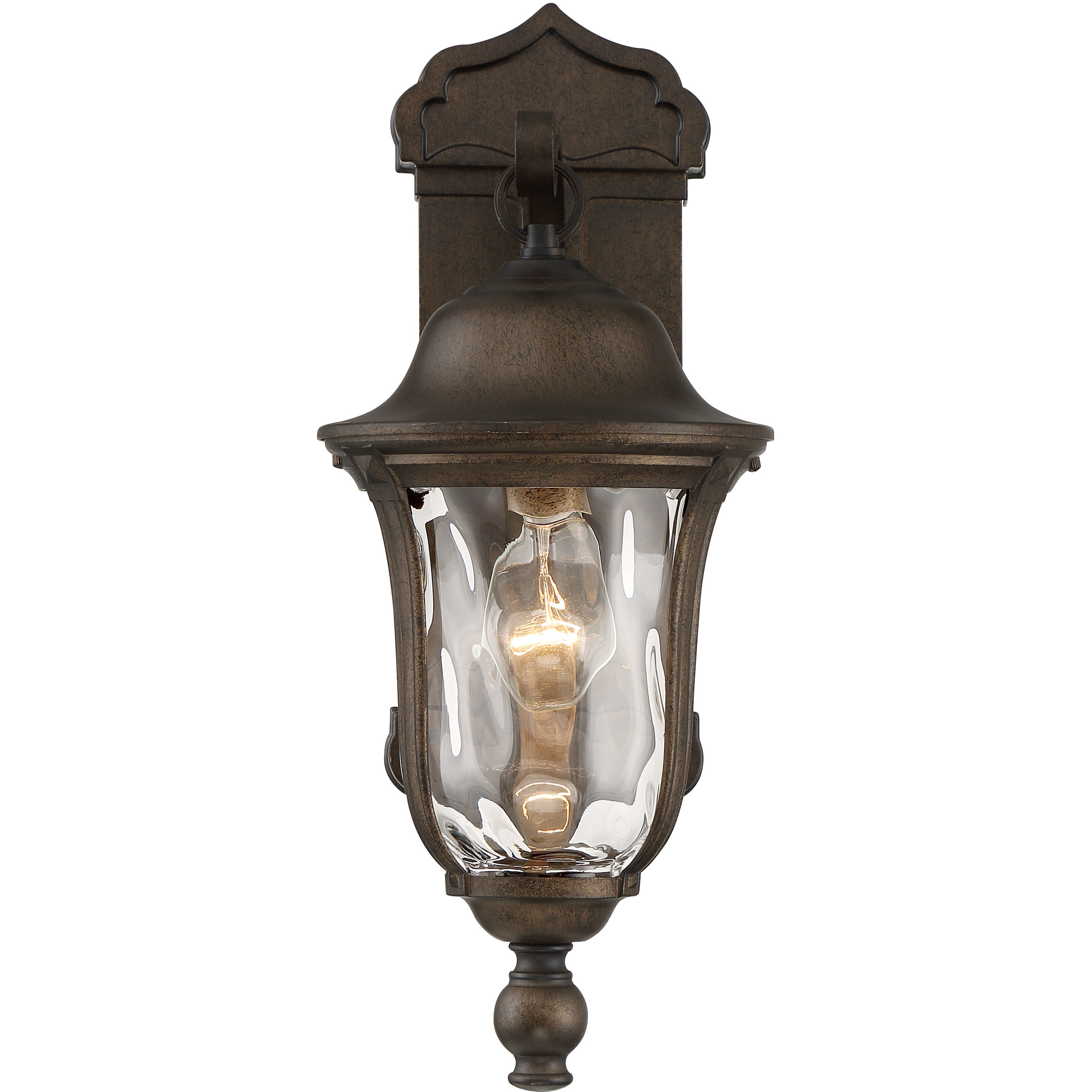 Havenwood 1 Light 19 inch Tavira Bronze And Alder Silver Outdoor Wall Mount, Great Outdoors 