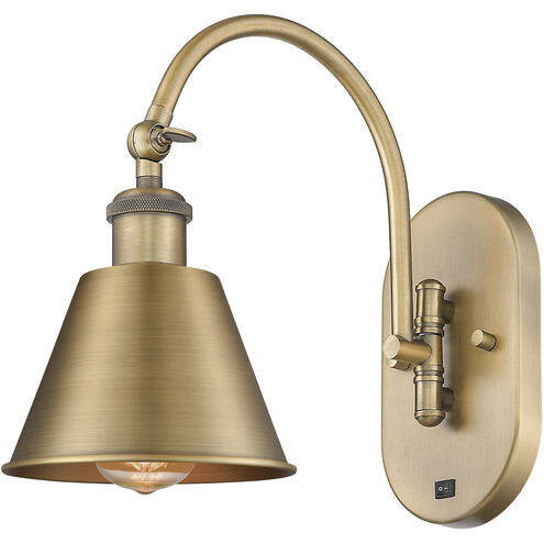Ballston Smithfield 1 Light 7 inch Black Antique Brass Sconce Wall Light