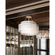 Vintner 3 Light 15.5 inch Contemporary Silver Leaf Semi-Flush Mount Ceiling Light