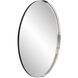 Dante 30 X 30 inch Polished Silver Wall Mirror