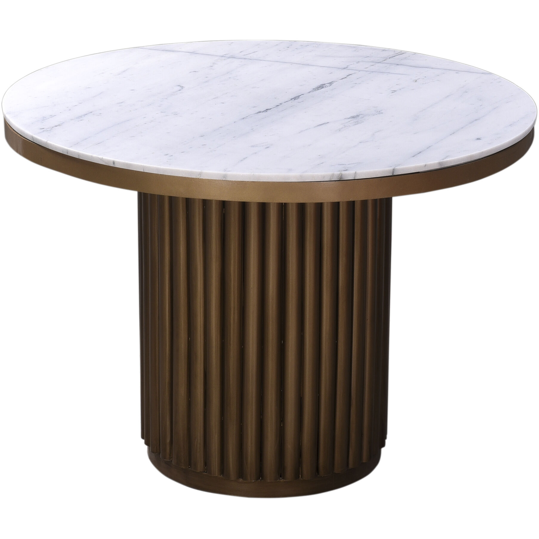 Tower 42 X 42 inch Yellow Dining Table