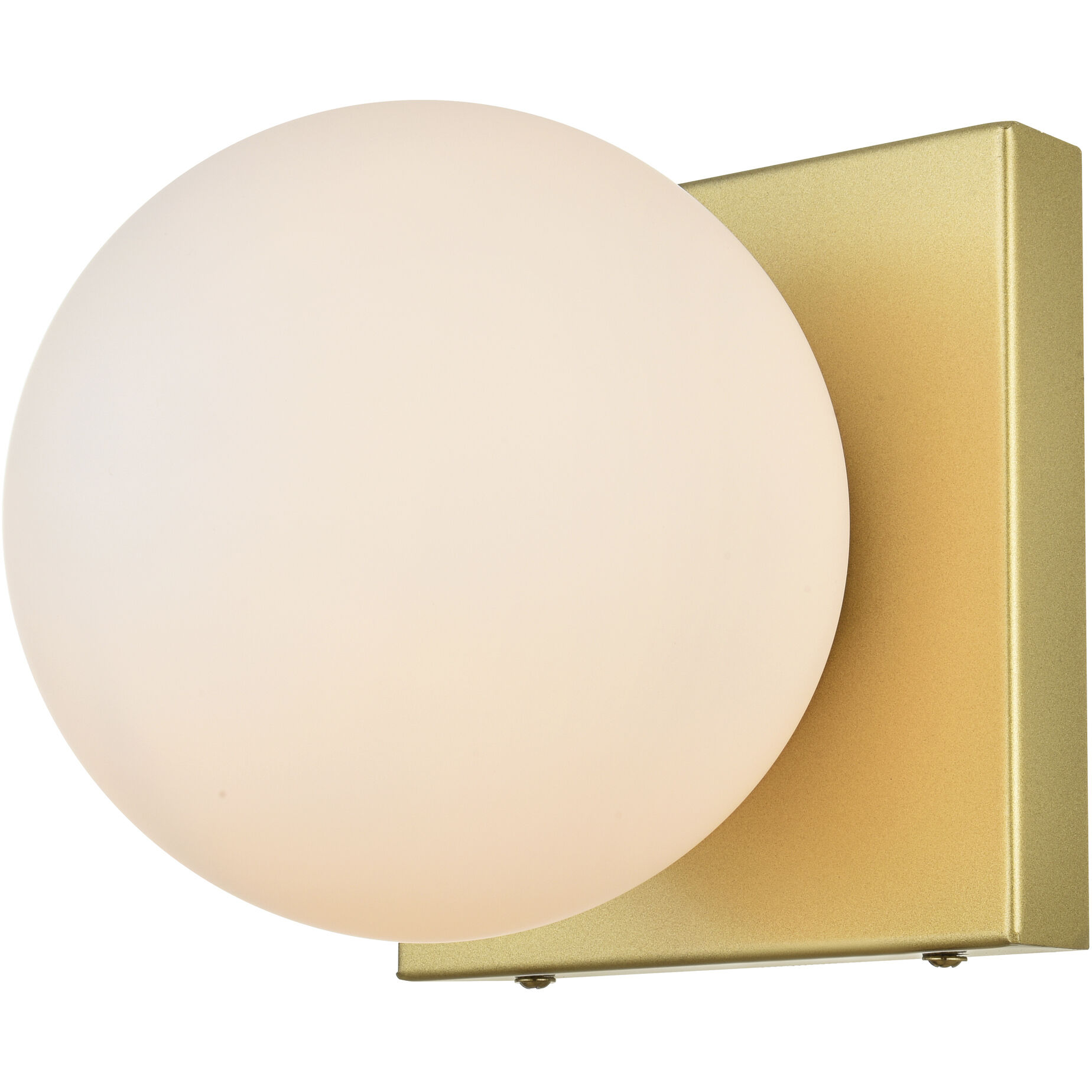 Jaylin 1 Light 6 inch Brass Bath Sconce Wall Light