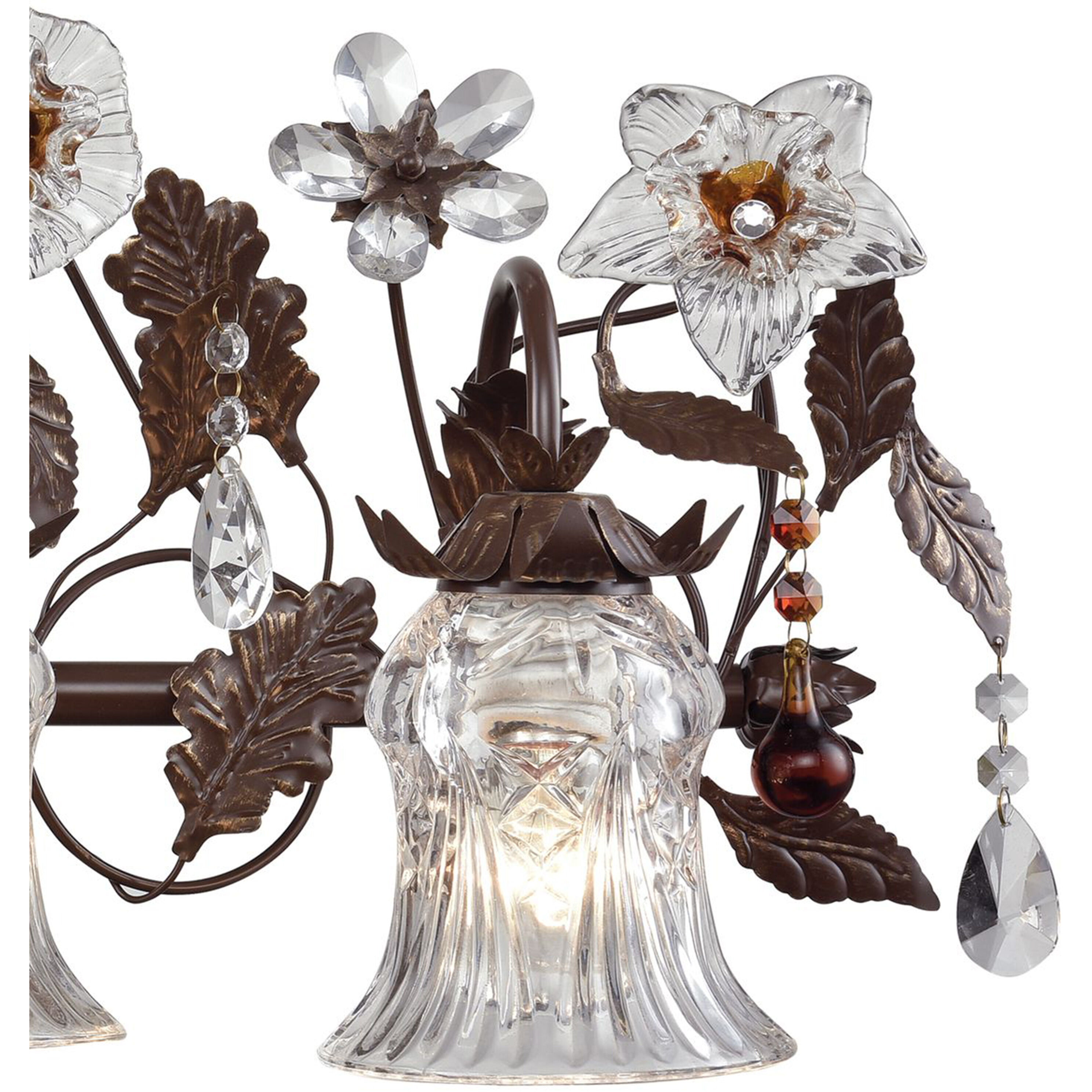 Cristallo Fiore Vanity Light Wall Light