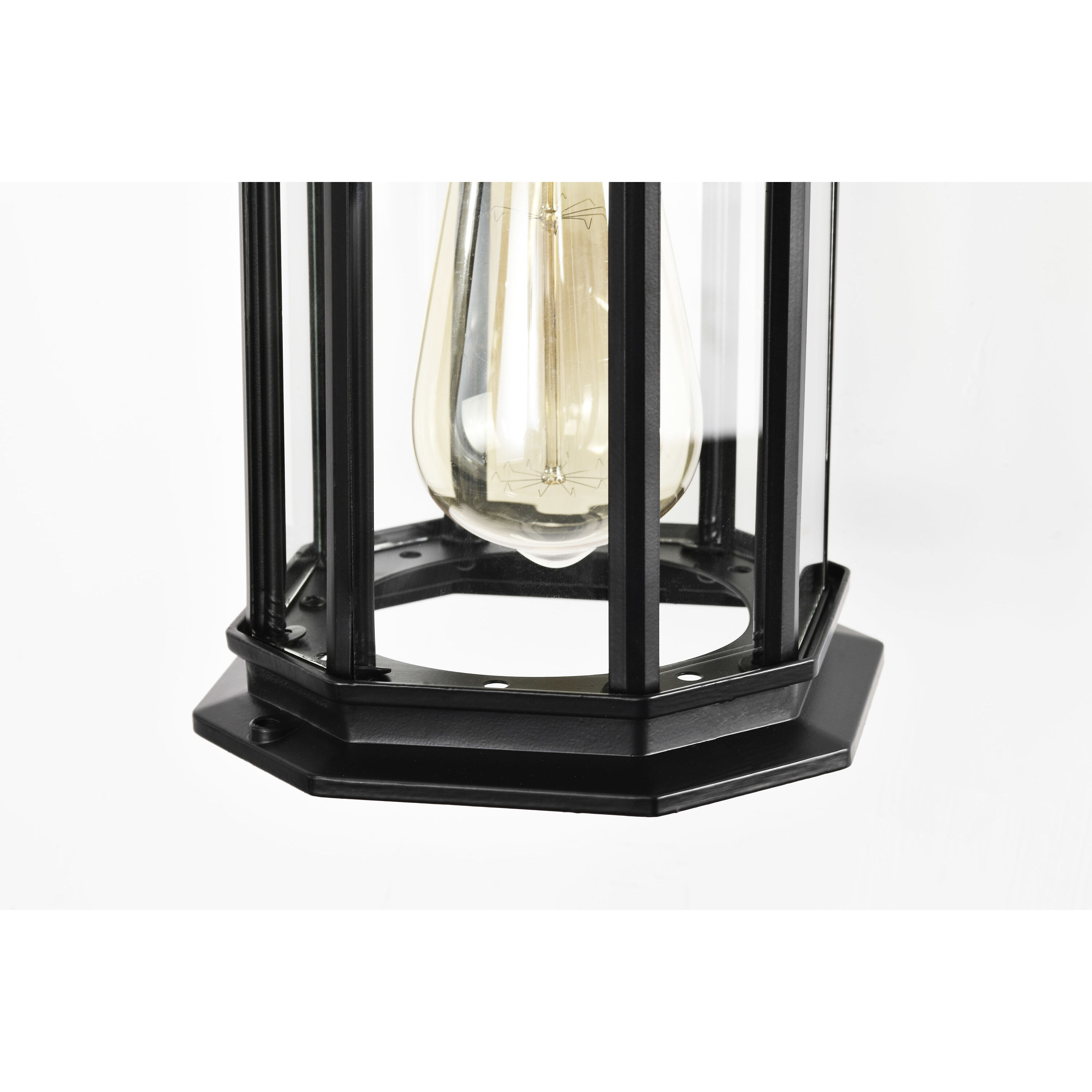 Hopkins 12 inch Matte Black Outdoor Wall Lantern, Small