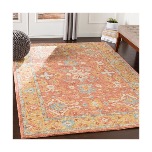 Panipat 90 X 60 inch Camel/Dark Brown/Olive/Teal/Ice Blue/Cream Rugs, Rectangle