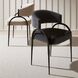 Bahati Midnight Grey and Natural Iron Chair
