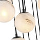 Nightfall 15 Light 22.8 inch Black Pendant Ceiling Light