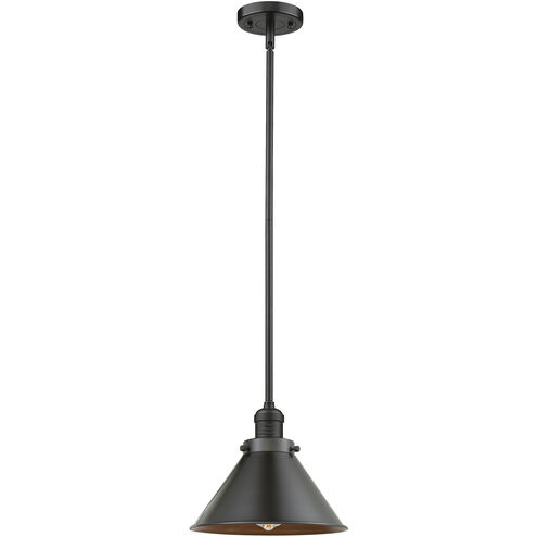 Franklin Restoration Briarcliff 1 Light 10 inch Oil Rubbed Bronze Mini Pendant Ceiling Light in Incandescent, Franklin Restoration