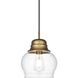 Kenna 1 Light 8 inch Satin Gold Pendant Ceiling Light