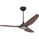 Haiku 60 inch Black with Cocoa Bamboo Blades Ceiling Fan