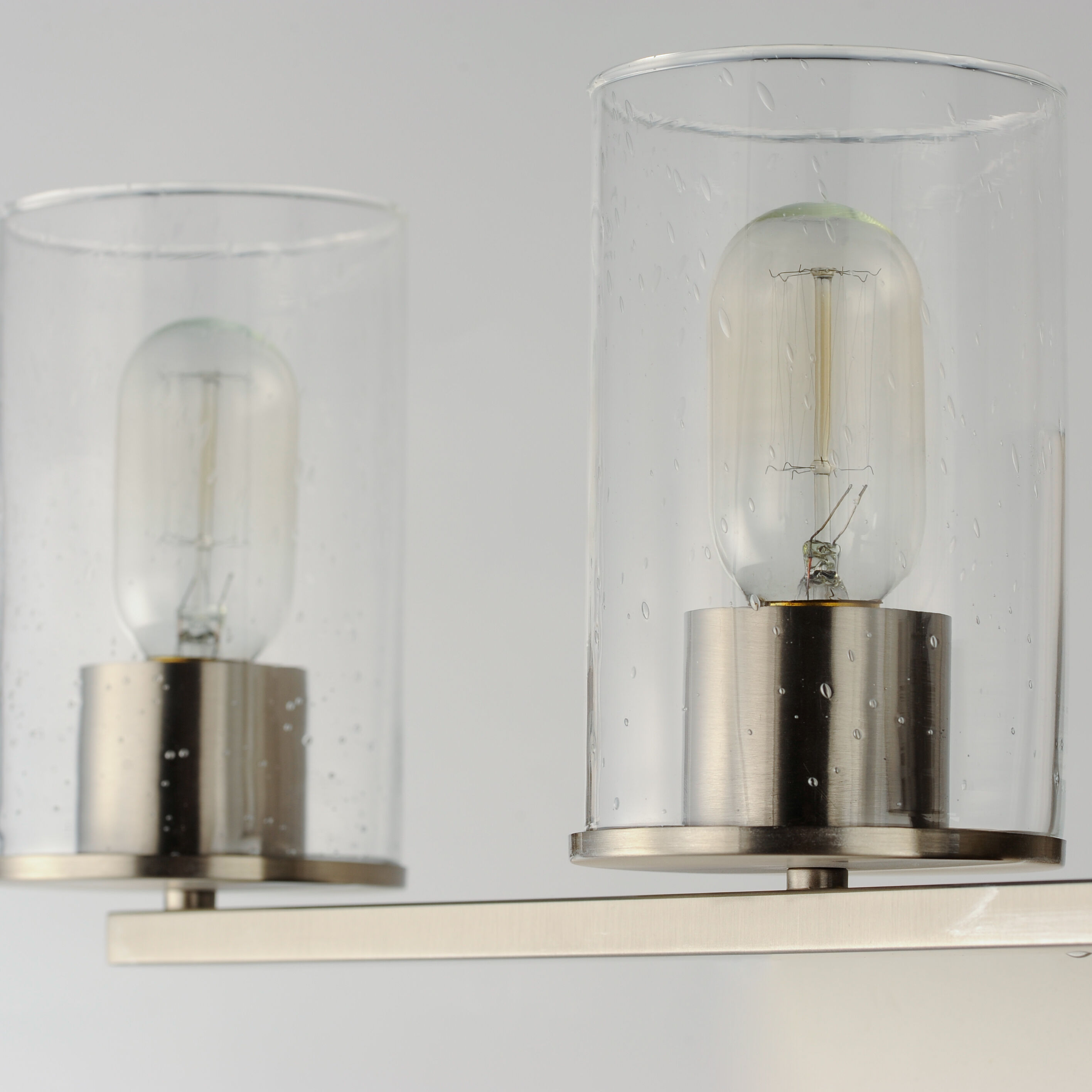 Sleek 4 Light 31 inch Satin Nickel Bath Vanity Wall Light