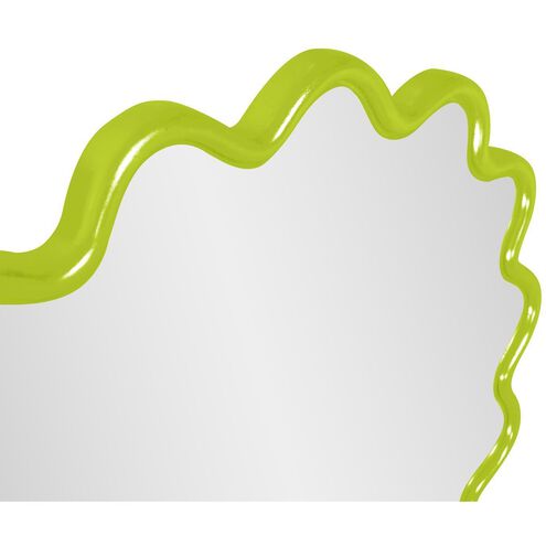 Cloud 36 X 24 inch Mint Green Mirror