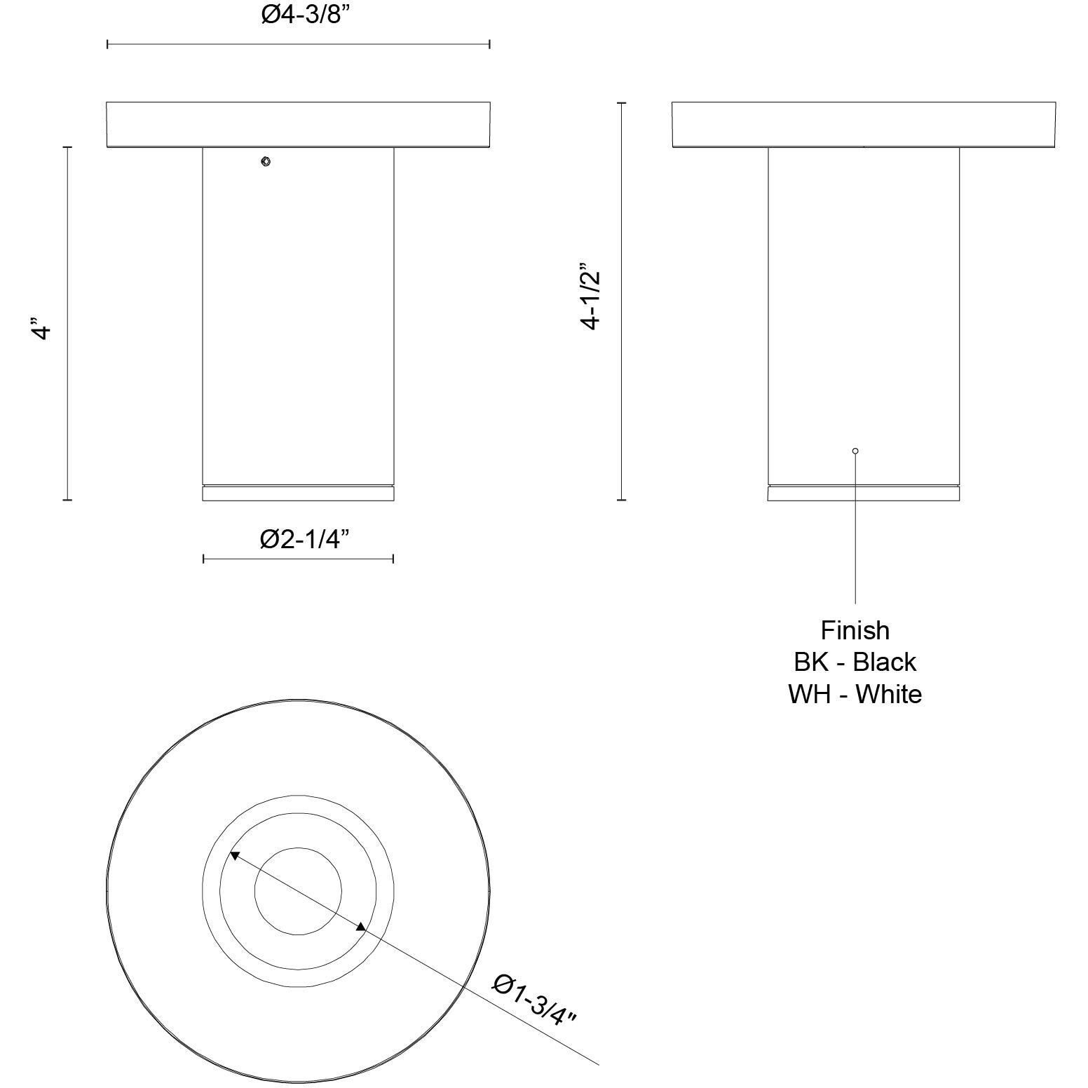 Lorna LED 4.38 inch White Ceiling Mount Ceiling Light