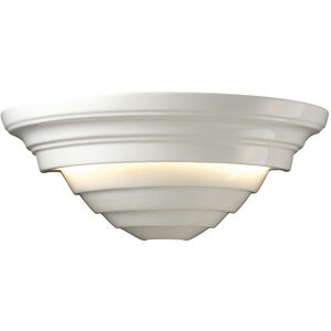 Ambiance Supreme LED 16 inch Gloss White Wall Sconce Wall Light