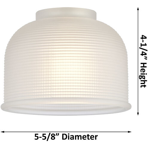 Ballston Dayton 1 Light 6 inch Matte Black Sconce Wall Light in White Glass, Ballston