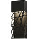 Boon LED 3 inch Black Outdoor Sconce