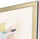 Soft Geometry Pink and Blue and Yellow and Green Framed Art, Propac