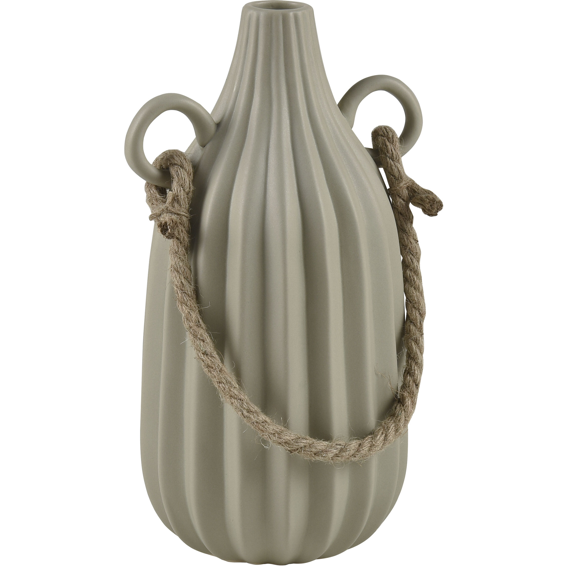 Harding 11.75 X 6.5 inch Vase in Matte Sage with Natural