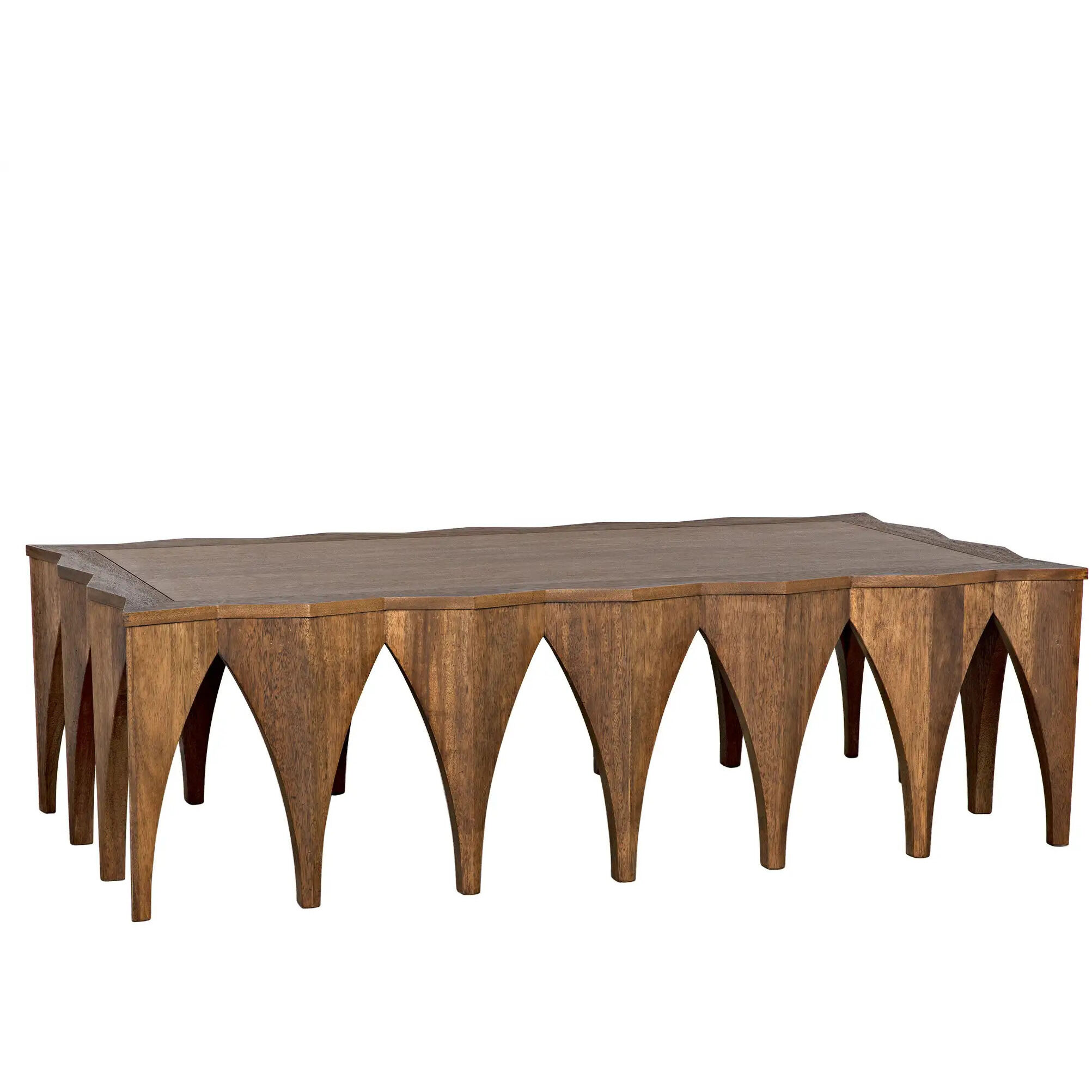 Zelenko 62 X 32 inch Dark Walnut Coffee Table