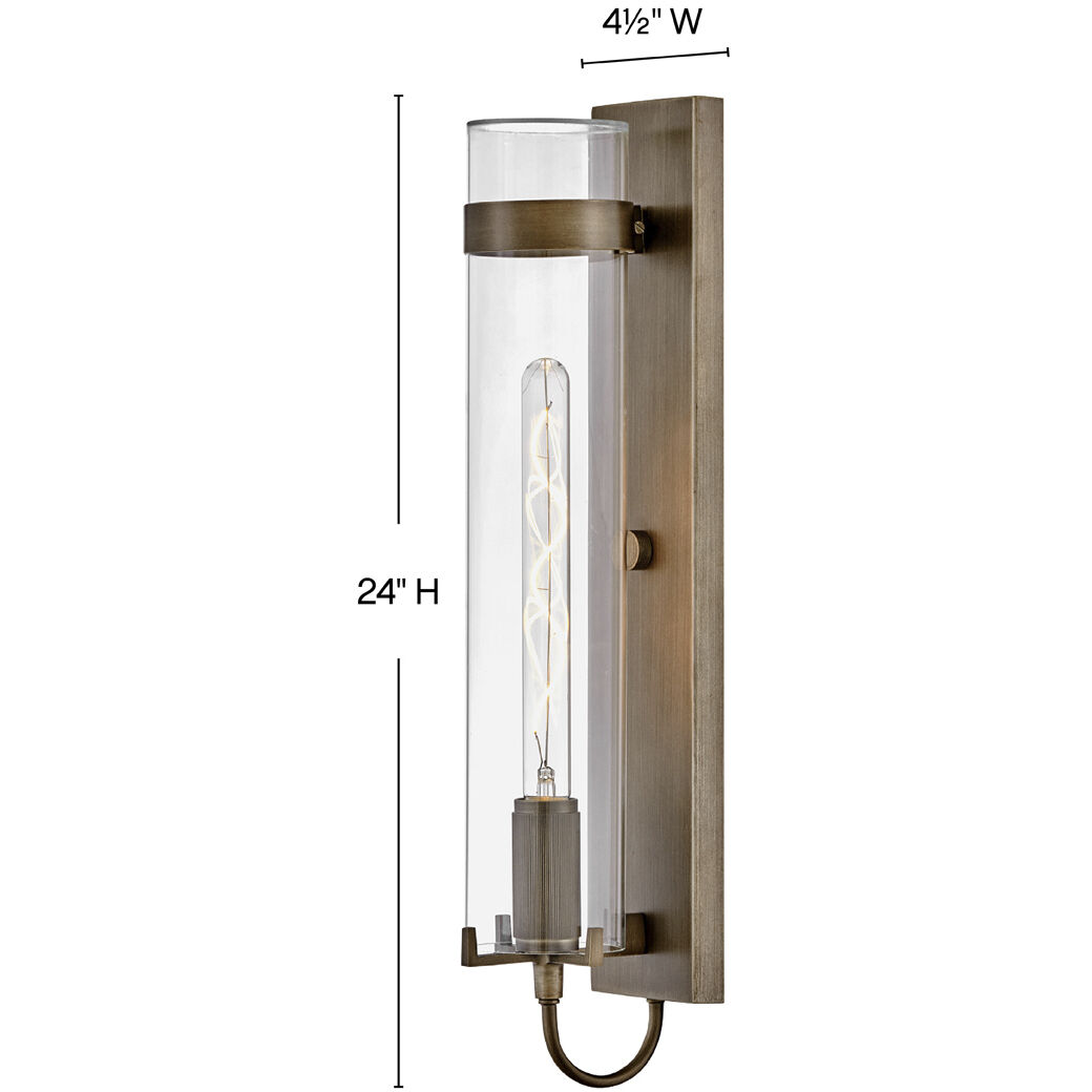 Ryden LED 24 inch Burnished Bronze Outdoor Wall Mount